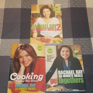 Rachael Ray 30 minute meals lot of 3 cookbooks